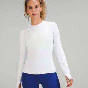 Lululemon White Its Rulu Run Long Sleeve Shirt Size 4